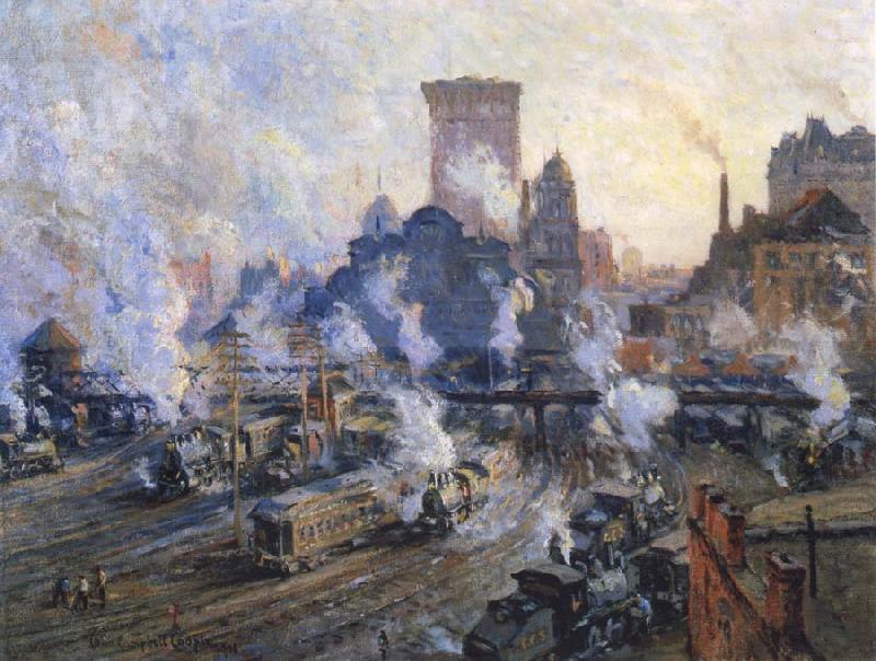 Colin Campbell Cooper Old Grand Central Station china oil painting image